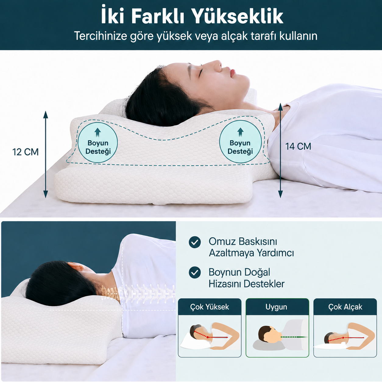 Legann™ Ergonomik Visco Yastık